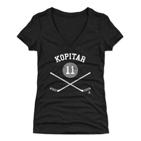 Anze Kopitar Women's V-Neck T-Shirt | 500 LEVEL