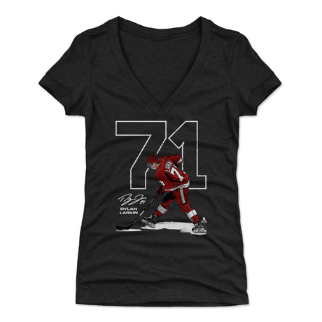 Dylan Larkin Women's V-Neck T-Shirt | 500 LEVEL