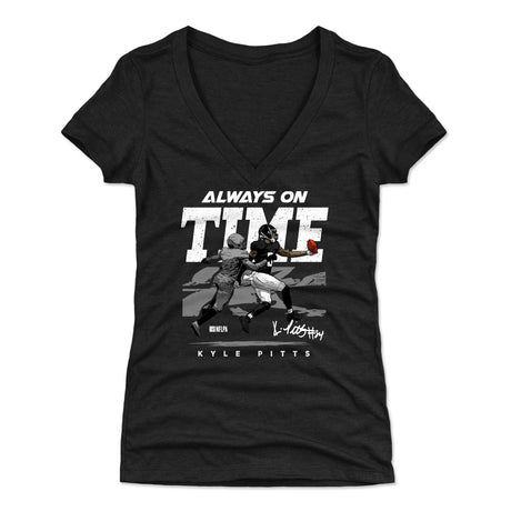 Kyle Pitts Women's V-Neck T-Shirt | 500 LEVEL