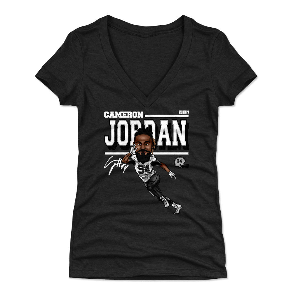 Cameron Jordan Women's V-Neck T-Shirt | 500 LEVEL