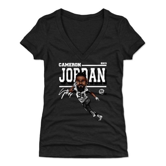 Cameron Jordan Women's V-Neck T-Shirt | 500 LEVEL