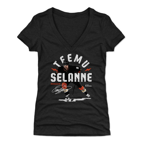 Teemu Selanne Women's V-Neck T-Shirt | 500 LEVEL