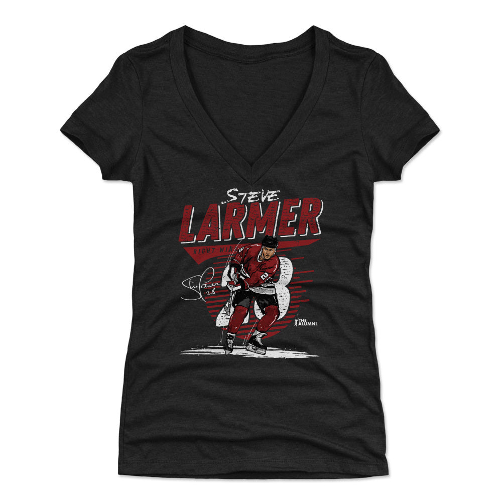 Steve Larmer Women&#39;s V-Neck T-Shirt | 500 LEVEL
