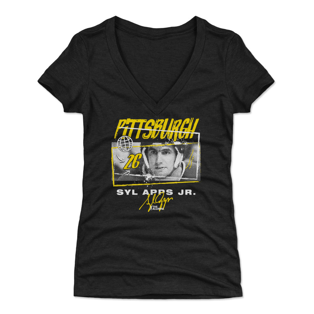 Syl Apps Jr. Women&#39;s V-Neck T-Shirt | 500 LEVEL