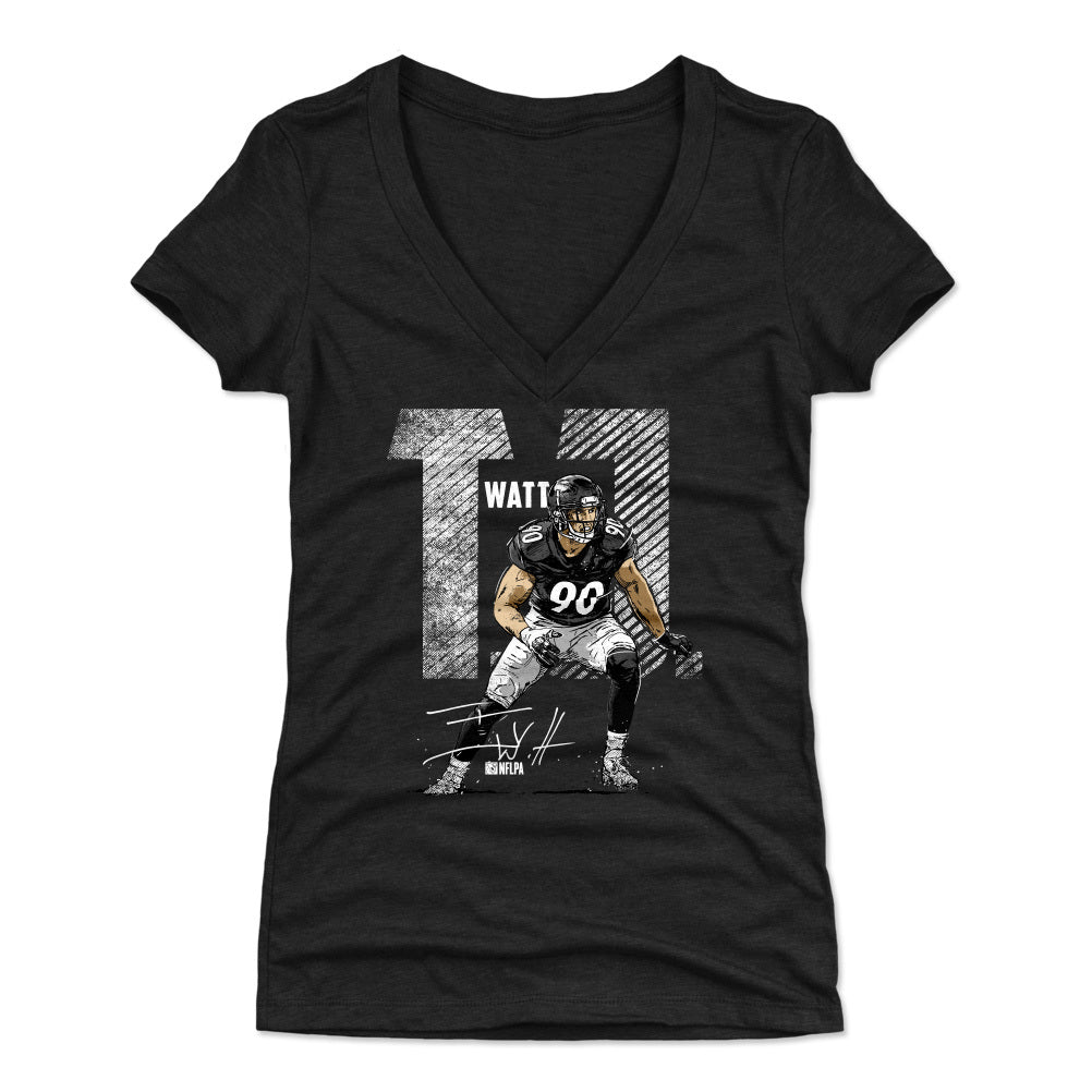 T.J. Watt Women's V-Neck T-Shirt | 500 LEVEL