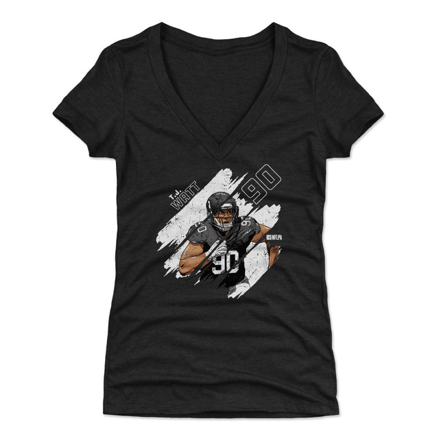T.J. Watt Women's V-Neck T-Shirt | 500 LEVEL