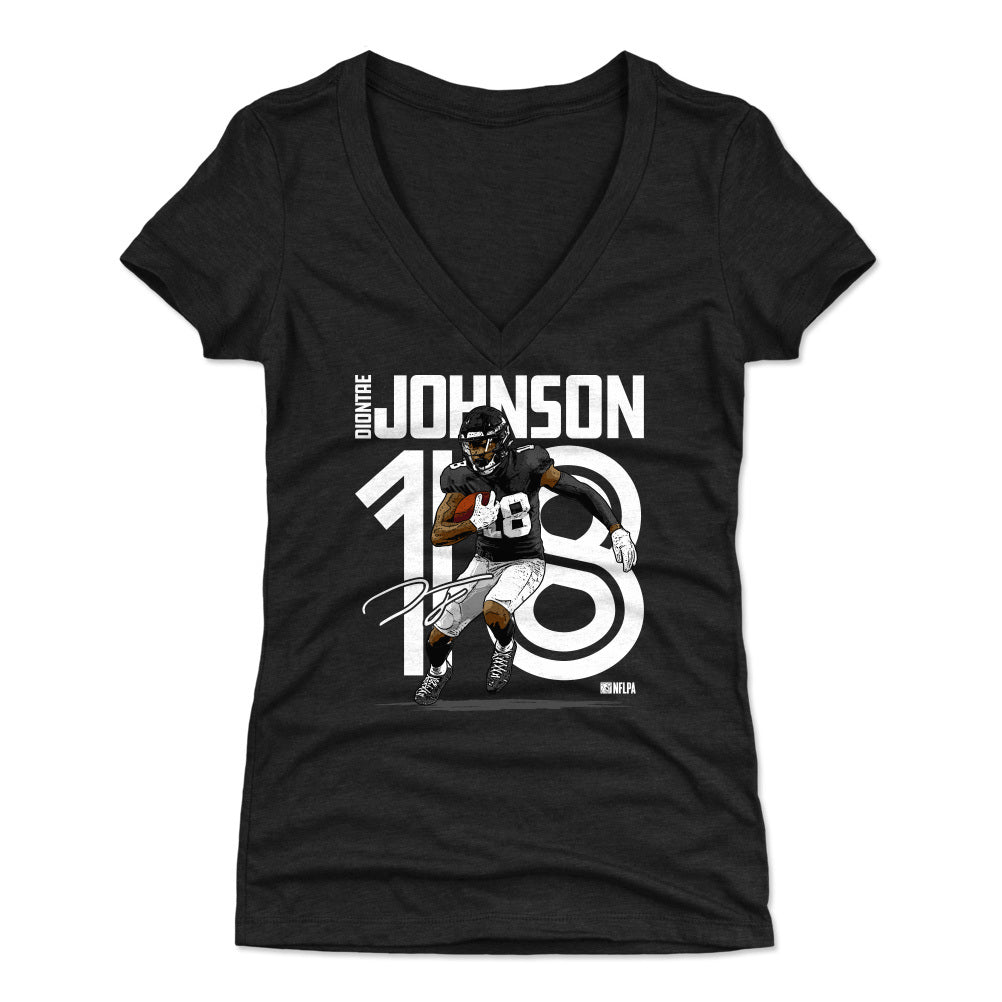 Diontae Johnson Women&#39;s V-Neck T-Shirt | 500 LEVEL