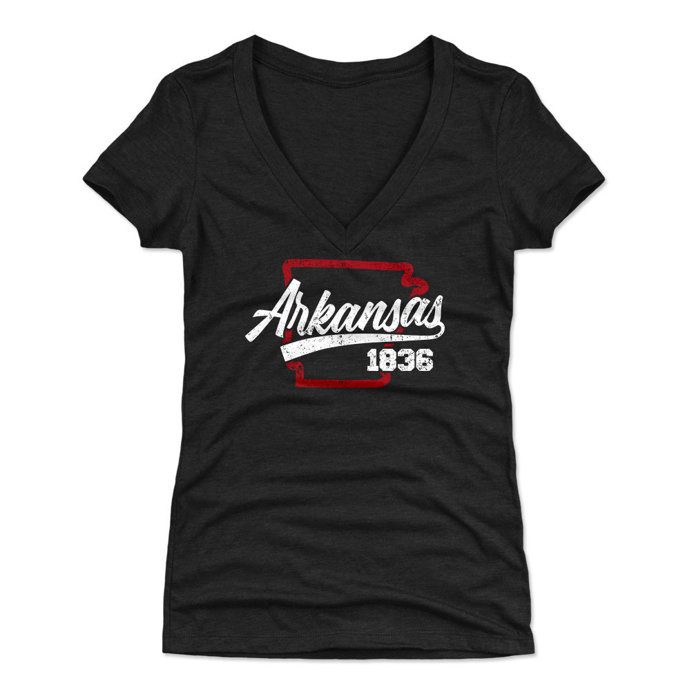Arkansas Women's V-Neck T-Shirt | 500 LEVEL