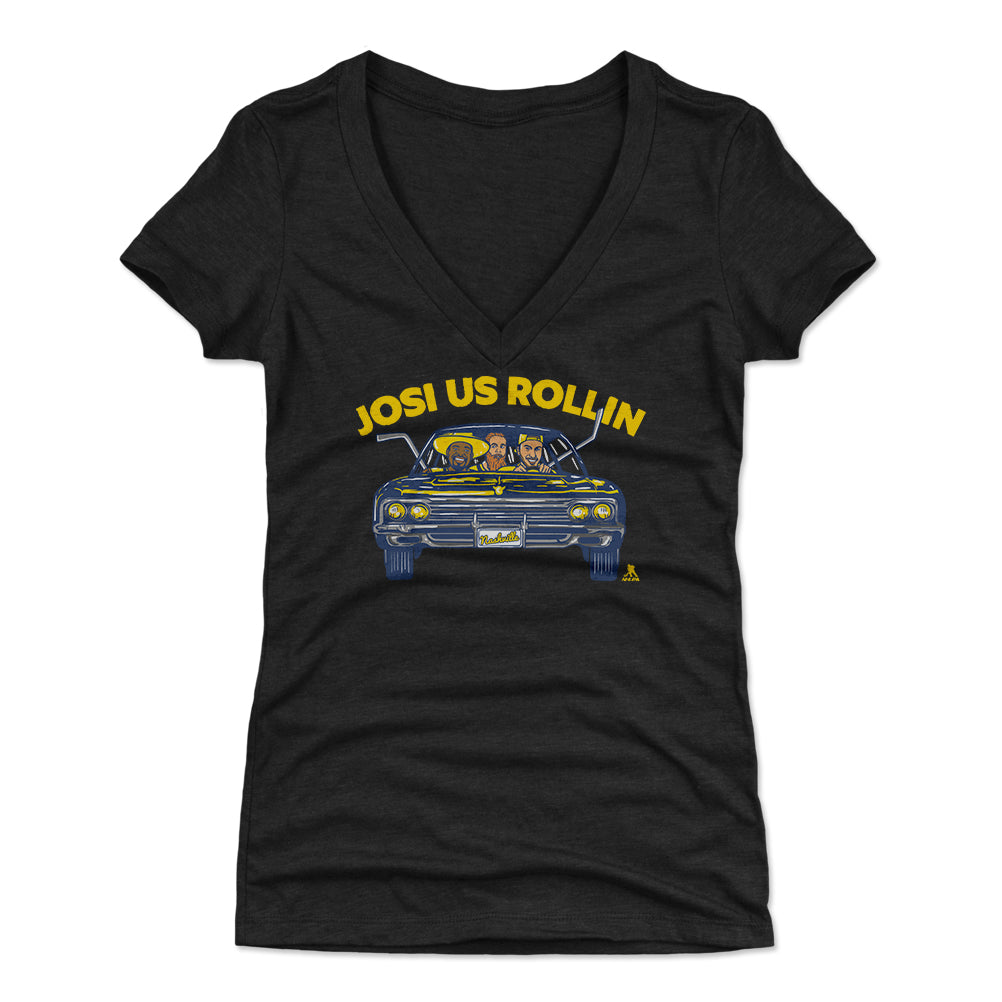  Roman Josi Shirt for Women (Women's V-Neck, Small