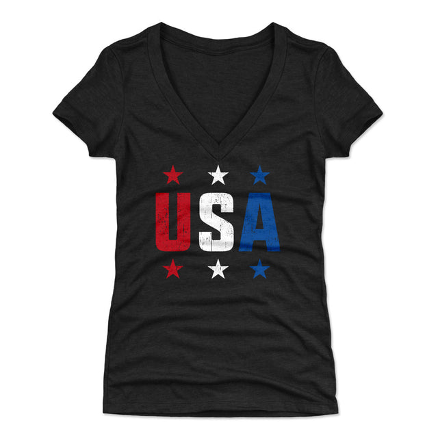 American Pride Women's V-Neck T-Shirt | 500 LEVEL