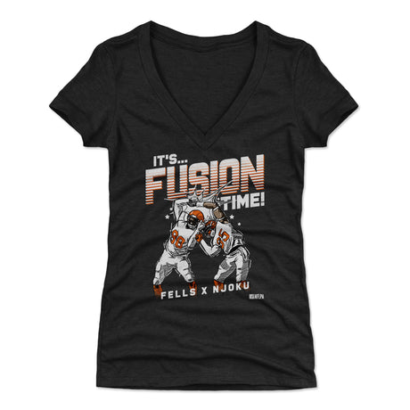 David Njoku Women's V-Neck T-Shirt | 500 LEVEL