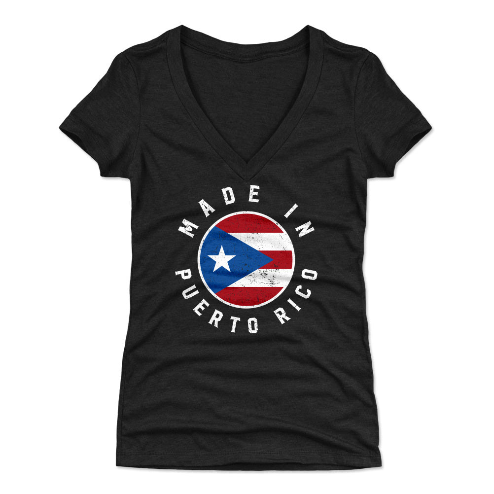 Puerto Rico Women&#39;s V-Neck T-Shirt | 500 LEVEL
