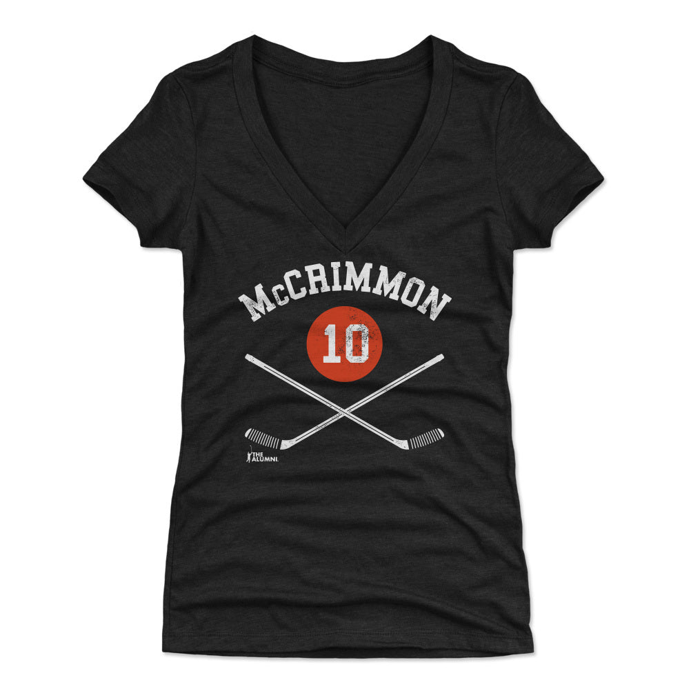 Brad McCrimmon Women's V-Neck T-Shirt | 500 LEVEL