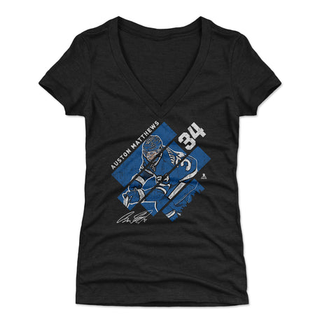 Auston Matthews Women's V-Neck T-Shirt | 500 LEVEL