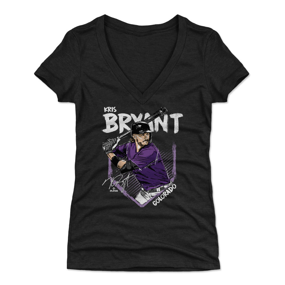 Kris Bryant Women&#39;s V-Neck T-Shirt | 500 LEVEL
