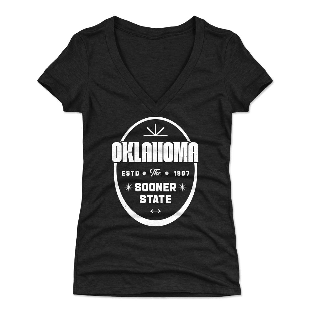 Oklahoma Women's V-Neck T-Shirt | 500 LEVEL