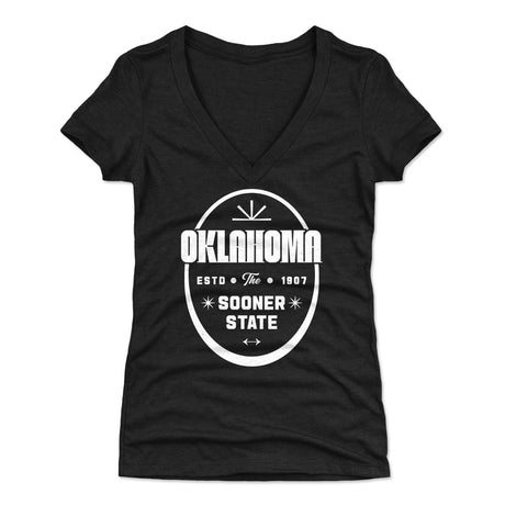 Oklahoma Women's V-Neck T-Shirt | 500 LEVEL