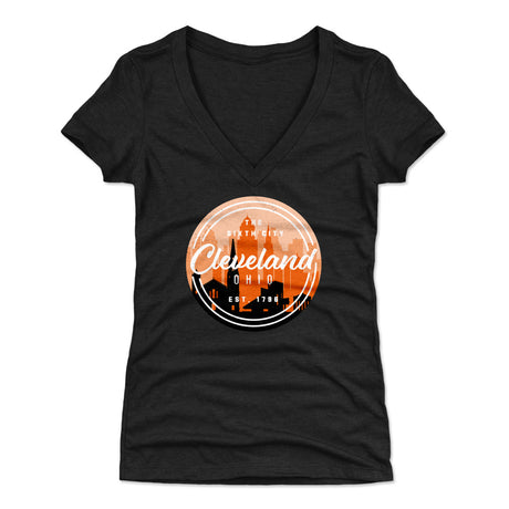 Cleveland Women's V-Neck T-Shirt | 500 LEVEL
