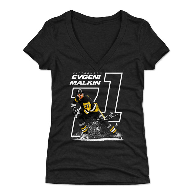 Evgeni Malkin Women's V-Neck T-Shirt | 500 LEVEL
