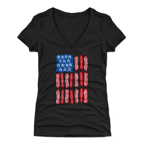 4th of July BBQ Women's V-Neck T-Shirt | 500 LEVEL