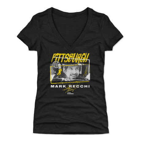 Mark Recchi Women's V-Neck T-Shirt | 500 LEVEL