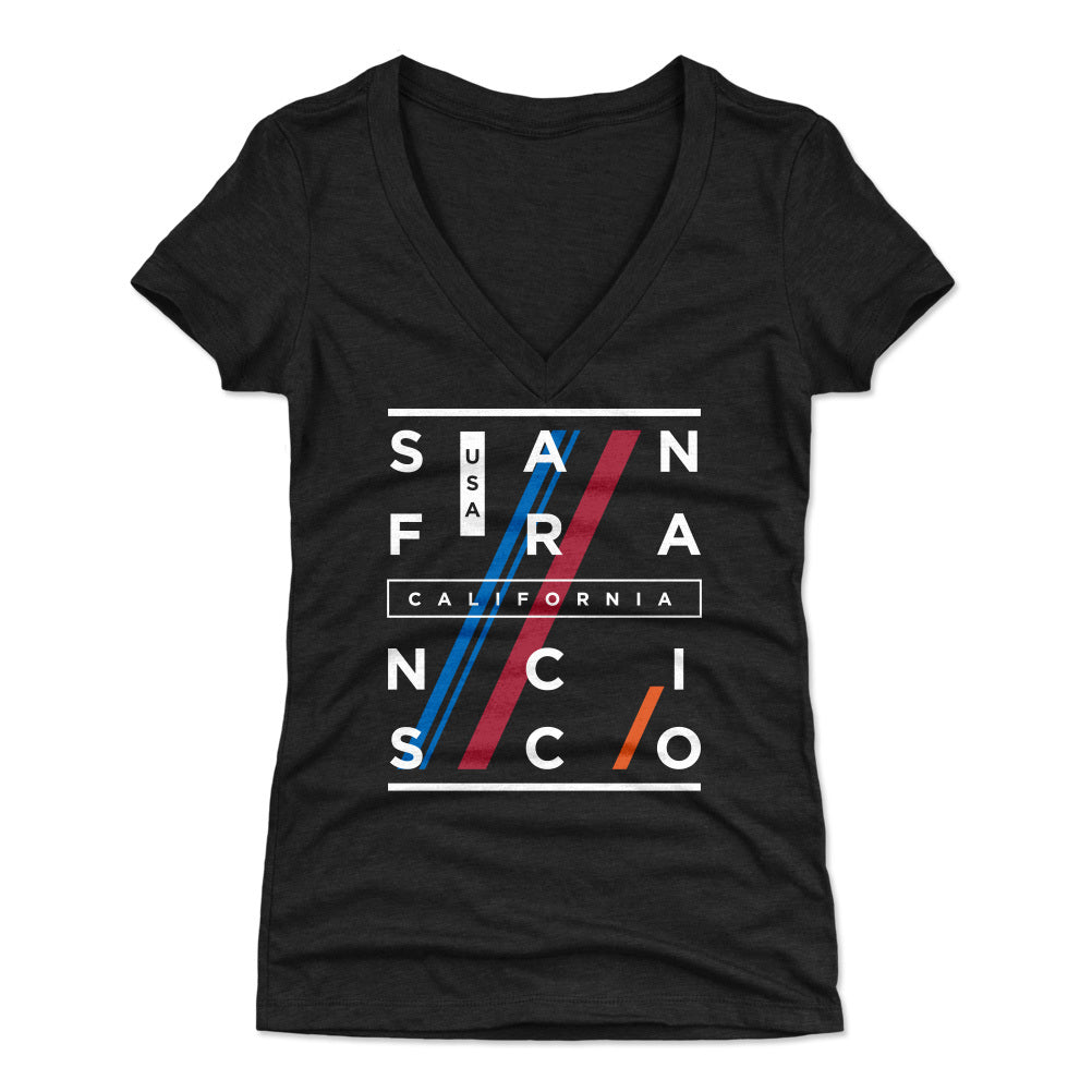 San Francisco Women's V-Neck T-Shirt | 500 LEVEL