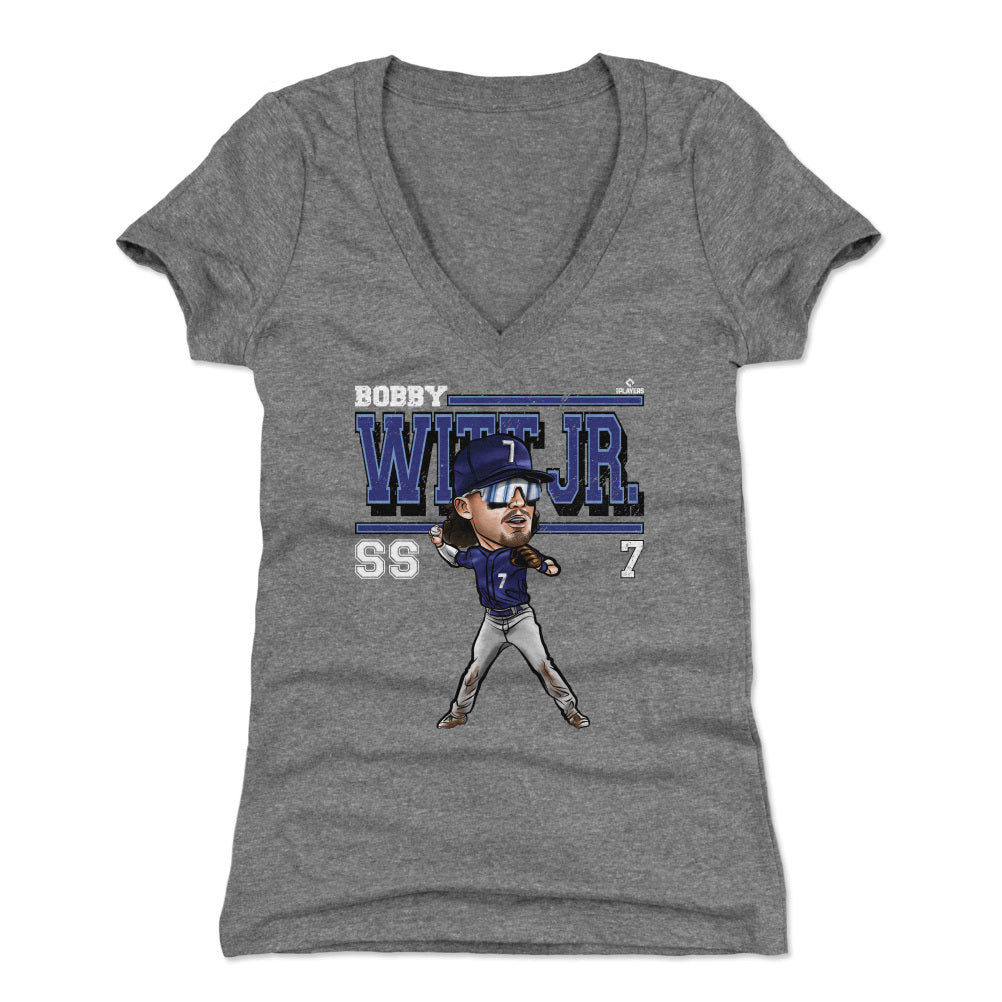 Bobby Witt Jr. Women's V-Neck T-Shirt | 500 LEVEL
