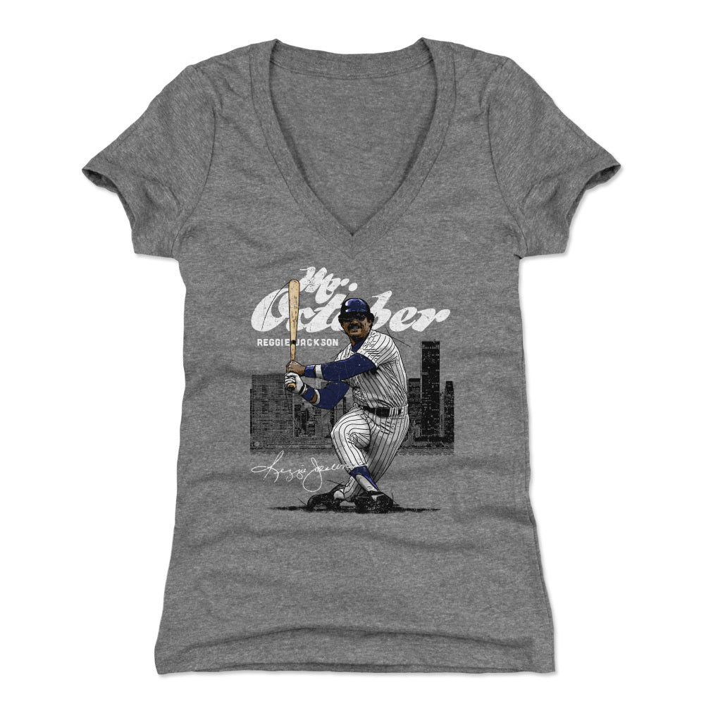 Reggie Jackson Women's V-Neck T-Shirt | 500 LEVEL