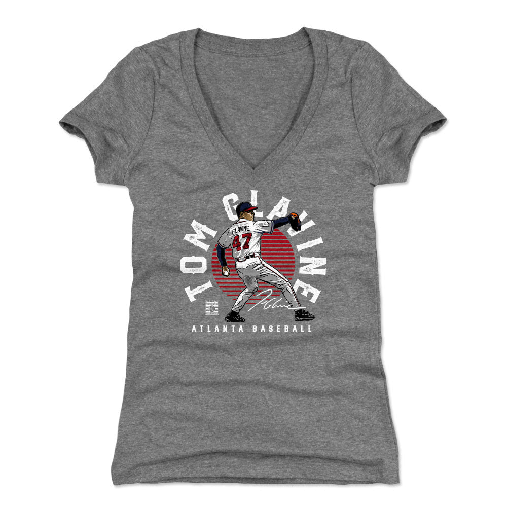Tom Glavine Women's V-Neck T-Shirt | 500 LEVEL