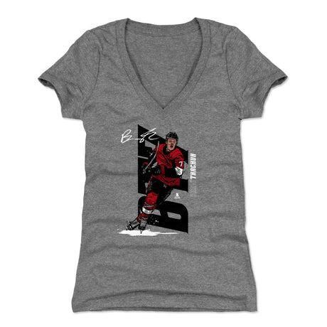 Brady Tkachuk Women's V-Neck T-Shirt | 500 LEVEL