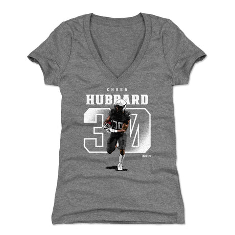 Chuba Hubbard Women's V-Neck T-Shirt | 500 LEVEL