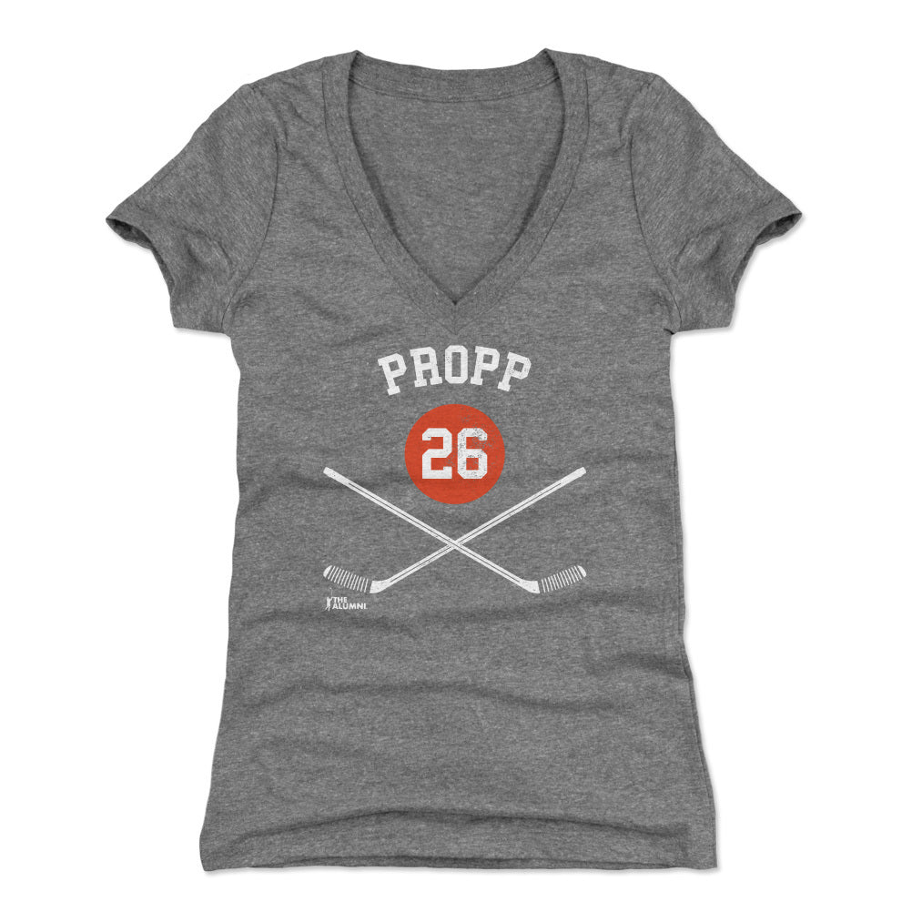 Brian Propp Women&#39;s V-Neck T-Shirt | 500 LEVEL