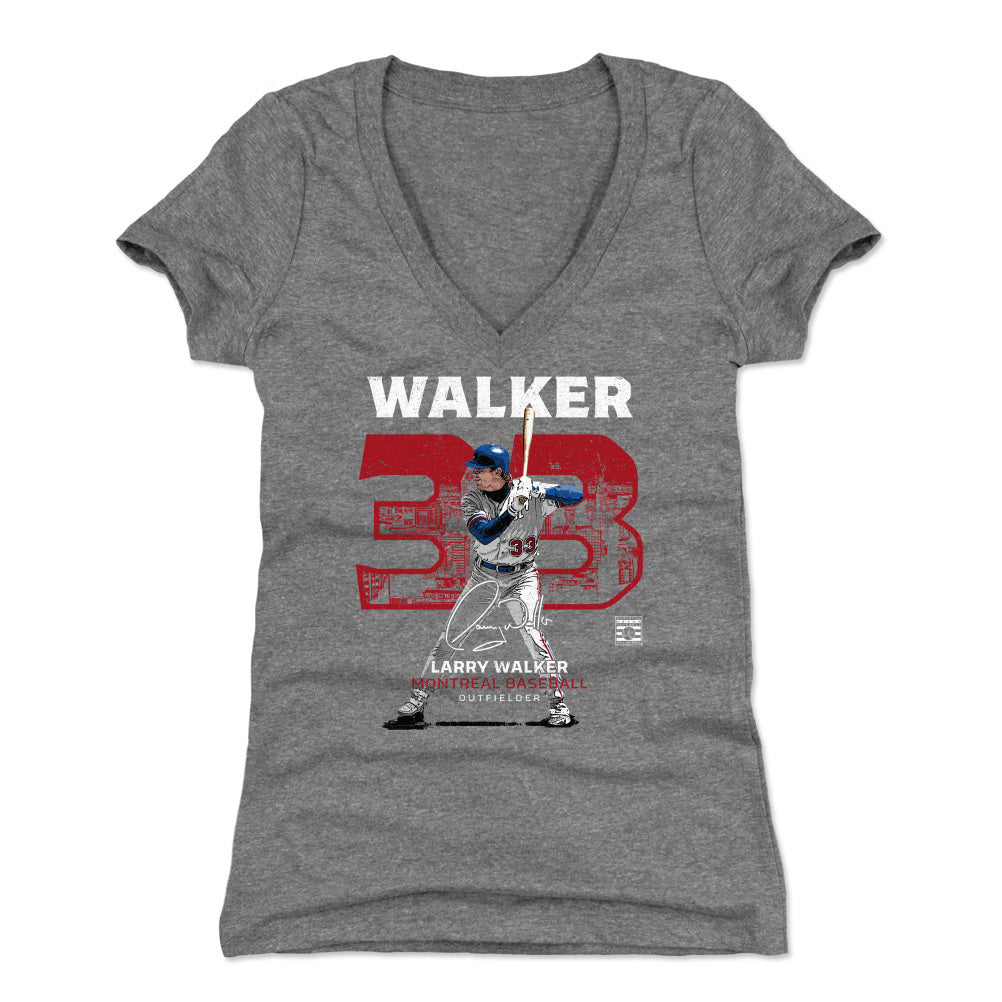 Larry Walker Women's V-Neck T-Shirt | 500 LEVEL