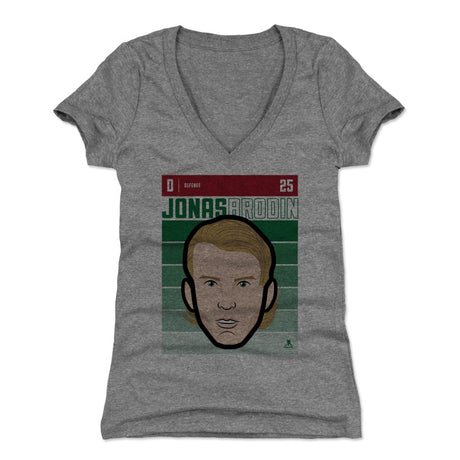Jonas Brodin Women's V-Neck T-Shirt | 500 LEVEL