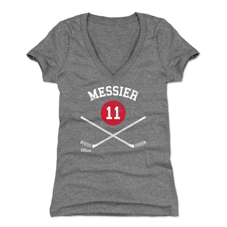 Mark Messier Women's V-Neck T-Shirt | 500 LEVEL