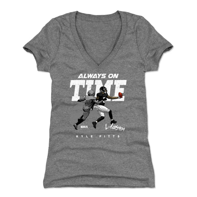 Kyle Pitts Women's V-Neck T-Shirt | 500 LEVEL