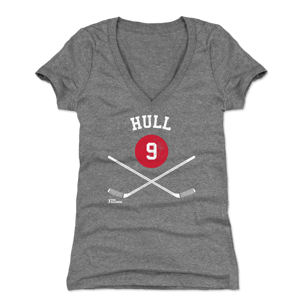 Bobby Hull Women's V-Neck T-Shirt | 500 LEVEL