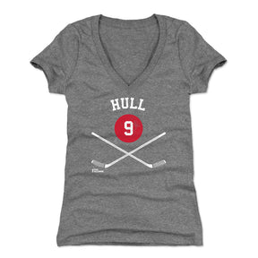 Bobby Hull Women's V-Neck T-Shirt | 500 LEVEL