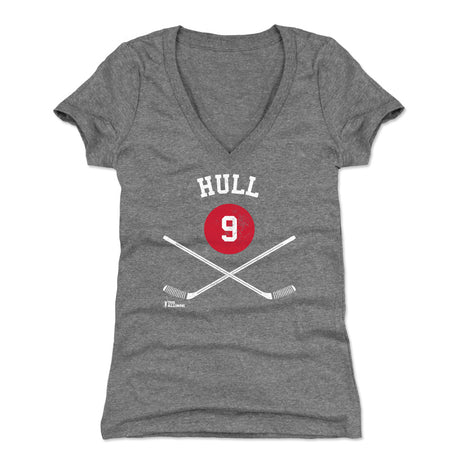 Bobby Hull Women's V-Neck T-Shirt | 500 LEVEL