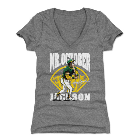 Reggie Jackson Women's V-Neck T-Shirt | 500 LEVEL
