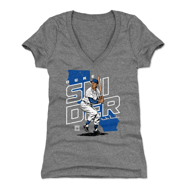 Duke Snider Women's V-Neck T-Shirt | 500 LEVEL