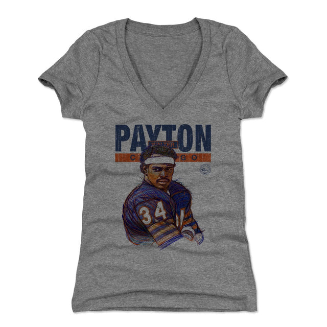 Walter Payton Women's V-Neck T-Shirt | 500 LEVEL