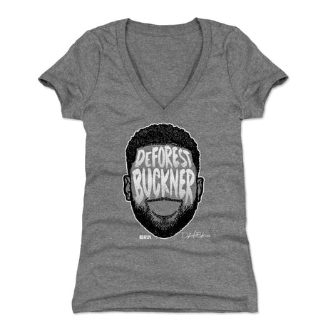 DeForest Buckner Women's V-Neck T-Shirt | 500 LEVEL
