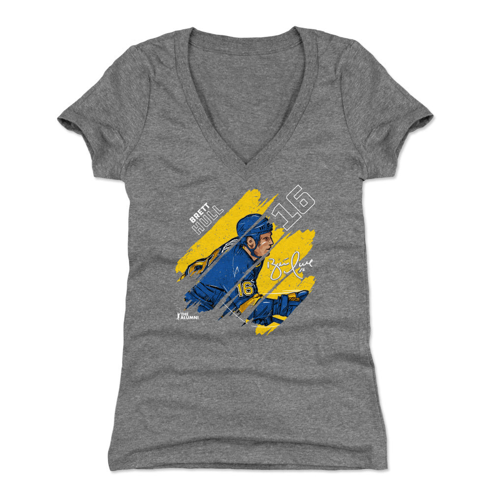 Brett Hull Women's V-Neck T-Shirt | 500 LEVEL