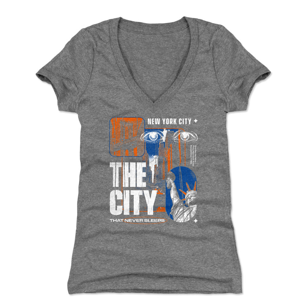 New York Women's V-Neck T-Shirt | 500 LEVEL