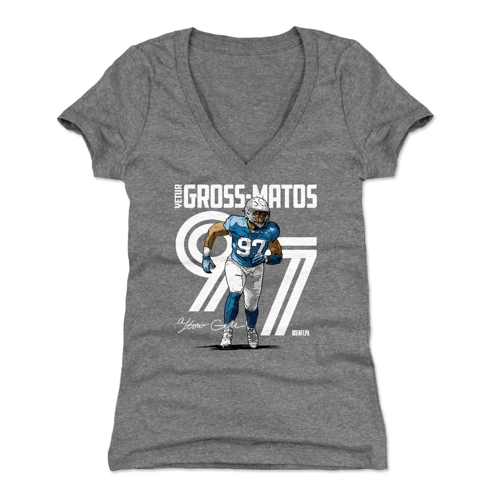Yetur Gross-Matos Women&#39;s V-Neck T-Shirt | 500 LEVEL