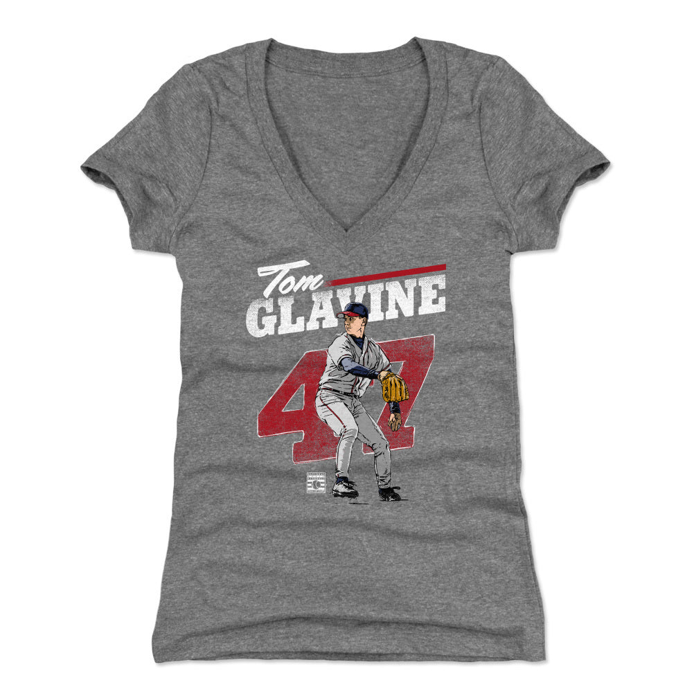 Tom Glavine Women's V-Neck T-Shirt | 500 LEVEL