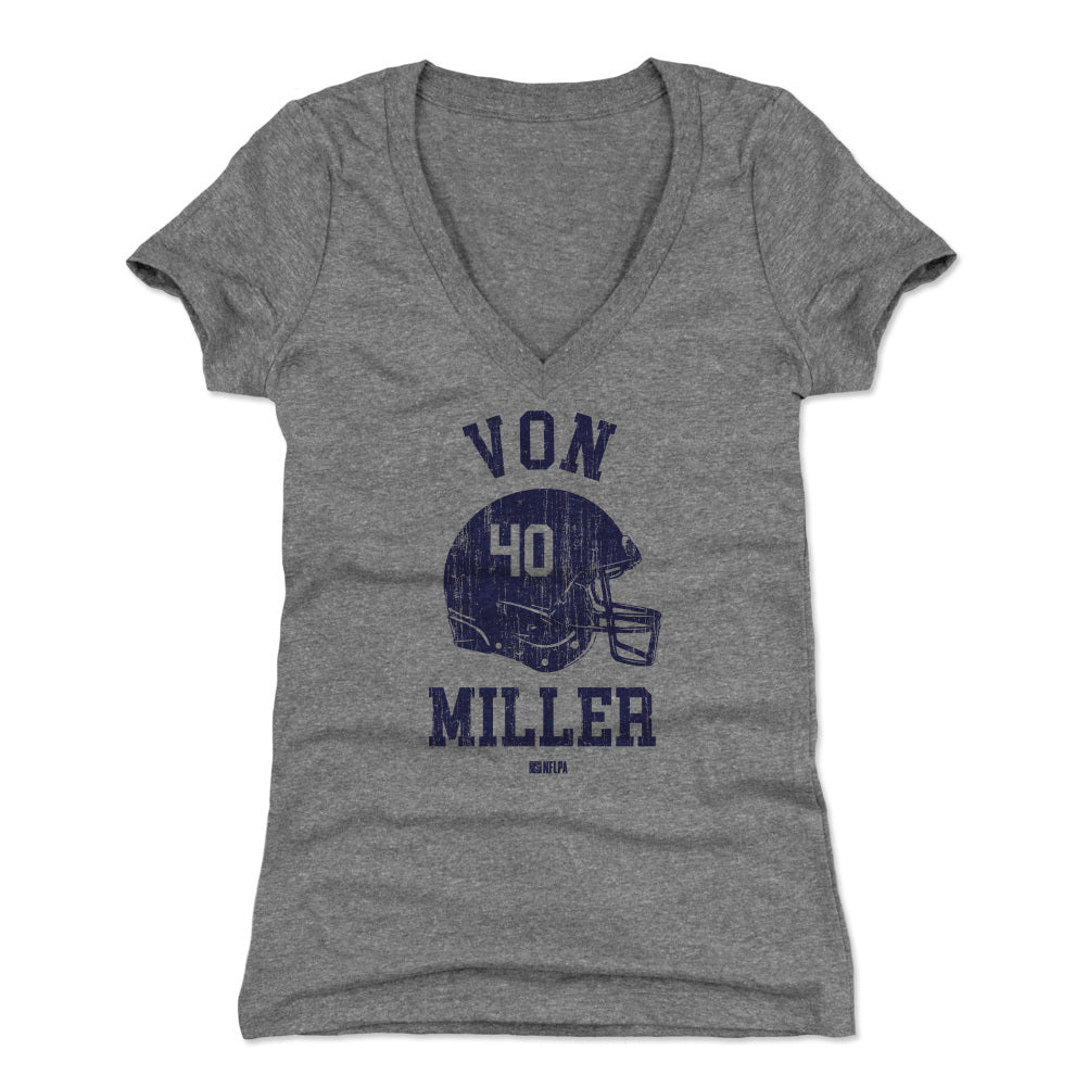 Von Miller Women&#39;s V-Neck T-Shirt | 500 LEVEL