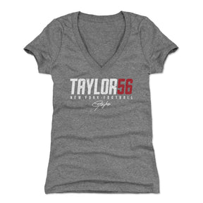Lawrence Taylor Women's V-Neck T-Shirt | 500 LEVEL