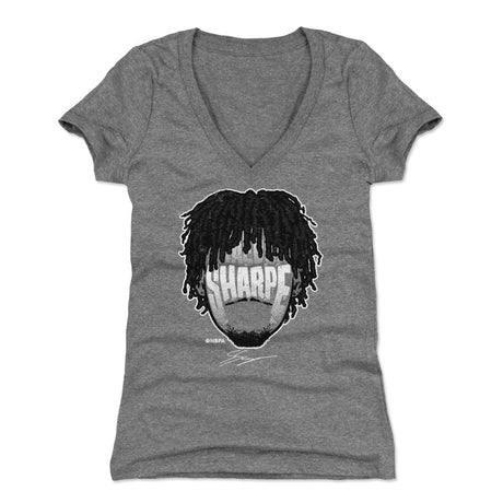 Shaedon Sharpe Women's V-Neck T-Shirt | 500 LEVEL